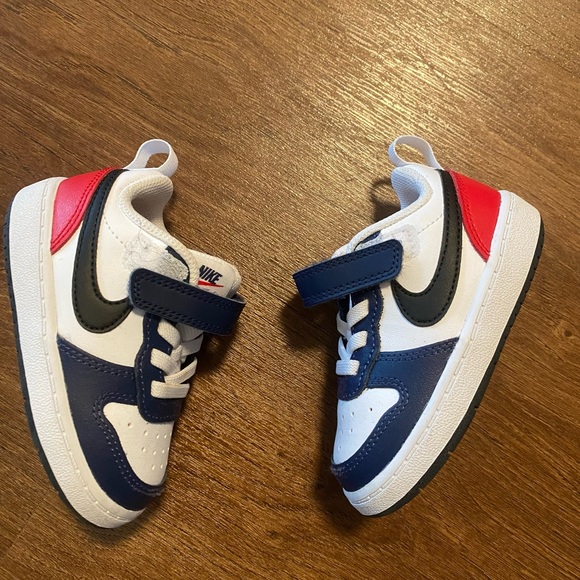 Toddler Nike Sneakers - Navy, Red, and White - Picture 1 of 4